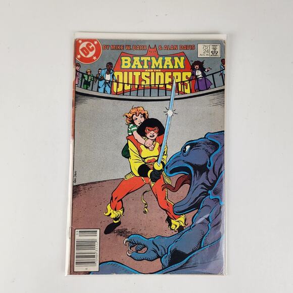 DC Comic Batman and the Outsiders #24 (Vintage Aug. 1985) VGC - Picture 1 of 7